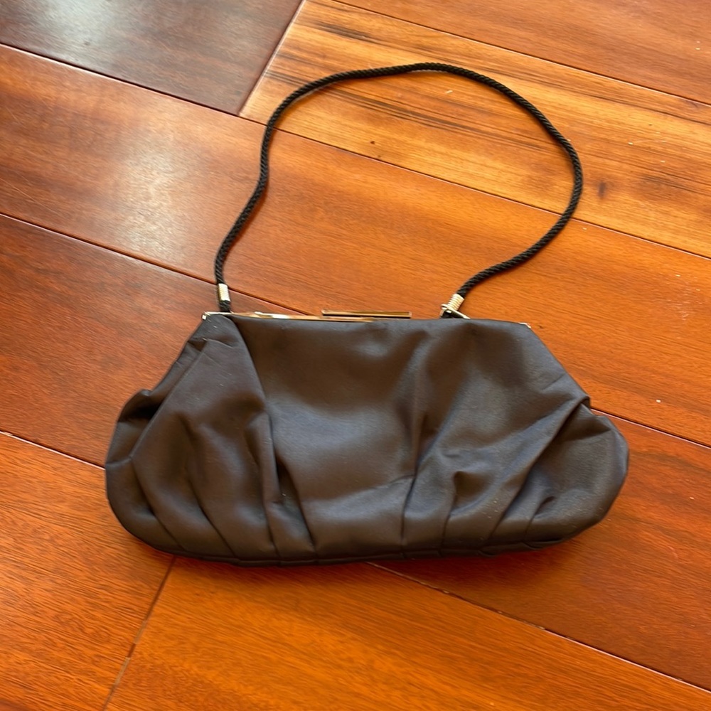 LULU TOWNSEND BLACK CLUTCH PURSE